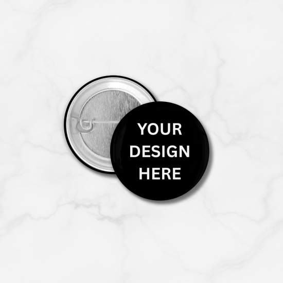 Custom Pin Bros Buttons Round Size 37mm Metal Back Cover Custom Pin Bros Buttons Round Size 37mm Metal Back Cover